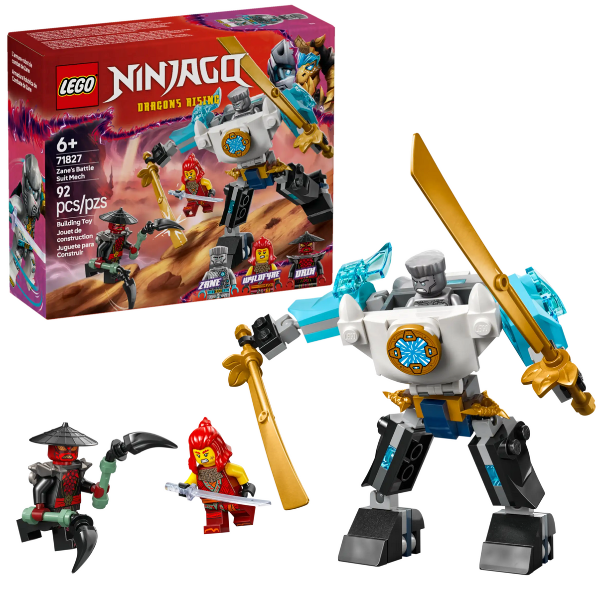 71827 Zanes Battle Suit Mech - LEGO Ninjago