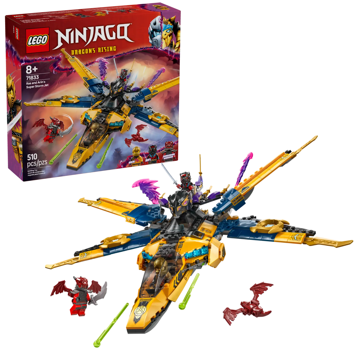 71833 Ras and Arins Super Storm Jet - LEGO Ninjago