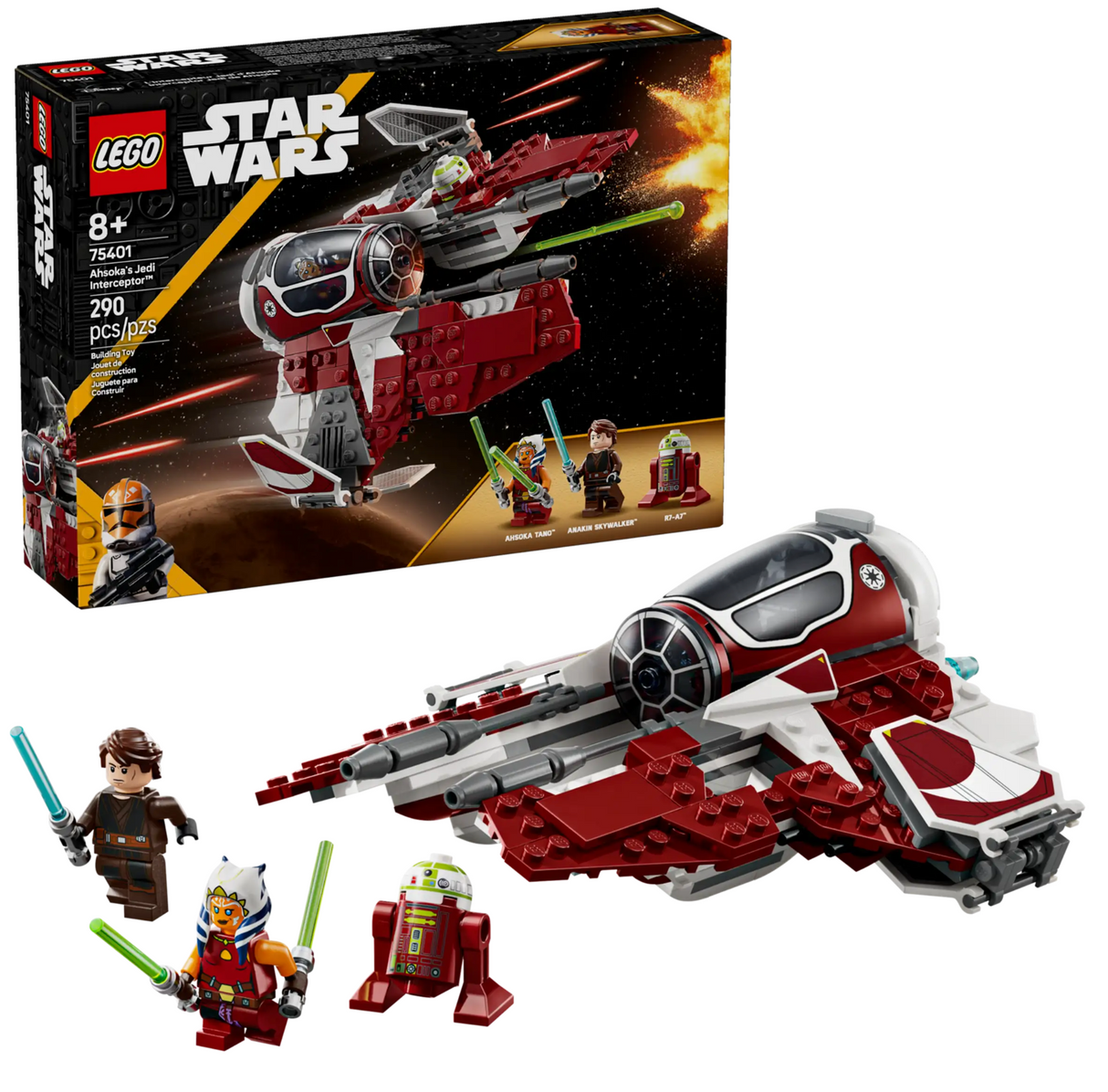 75401 Ahsoka's Jedi Interceptor - LEGO Star Wars