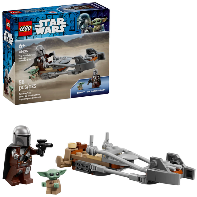 75436 The Mandalorian and Grogu's Speeder Bike - LEGO Star Wars