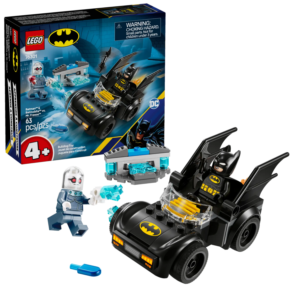 76301 Batman and Batmobile vs Mr Freeze - LEGO