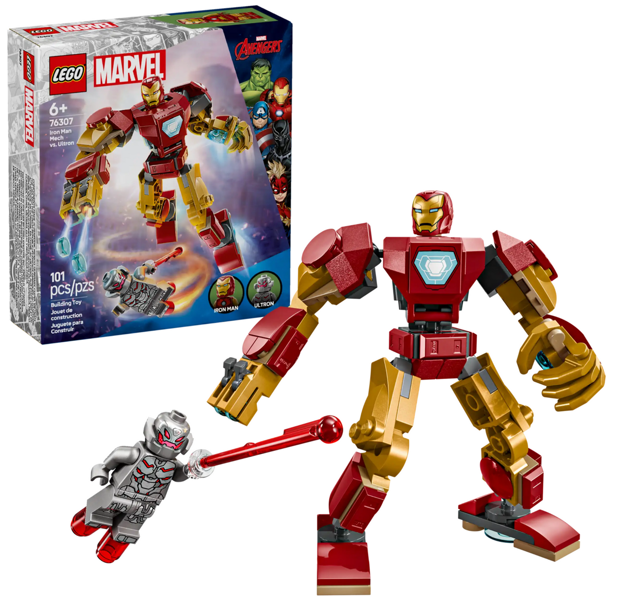 76307 Iron Man Mech vs. Ultron - LEGO Marvel