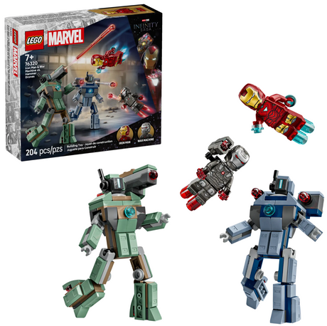 76320 Iron Man War Machine vs Hammer Drones - LEGO Marvel