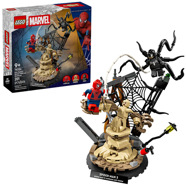 76334 SpiderMan vs Sandman Epic Battle - LEGO Marvel