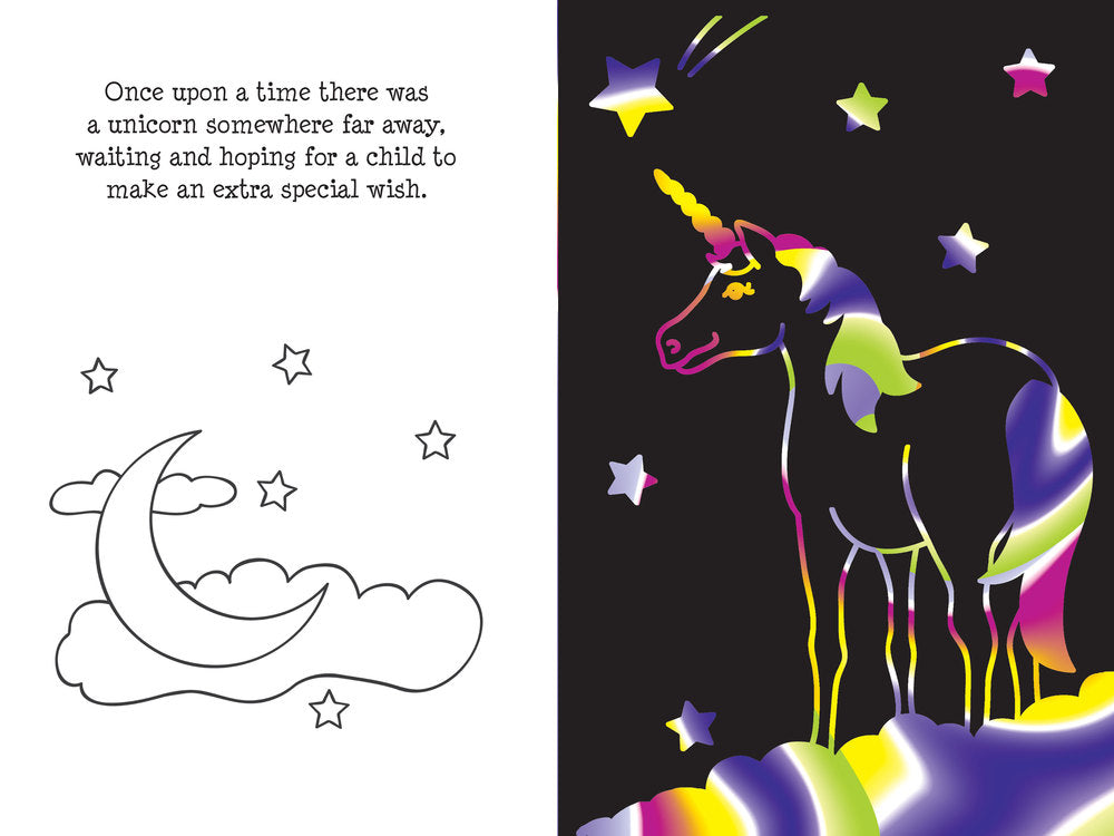 Scratch and Sketch Trace-Along Unicorn Adventure