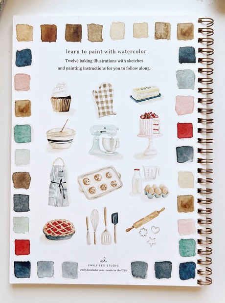 Baking Watercolor Workbook