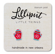 Christmas Mitten Earrings Lilliput Little Things
