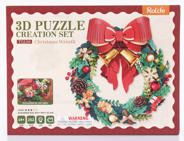 Christmas Wreath 3D Puzzle