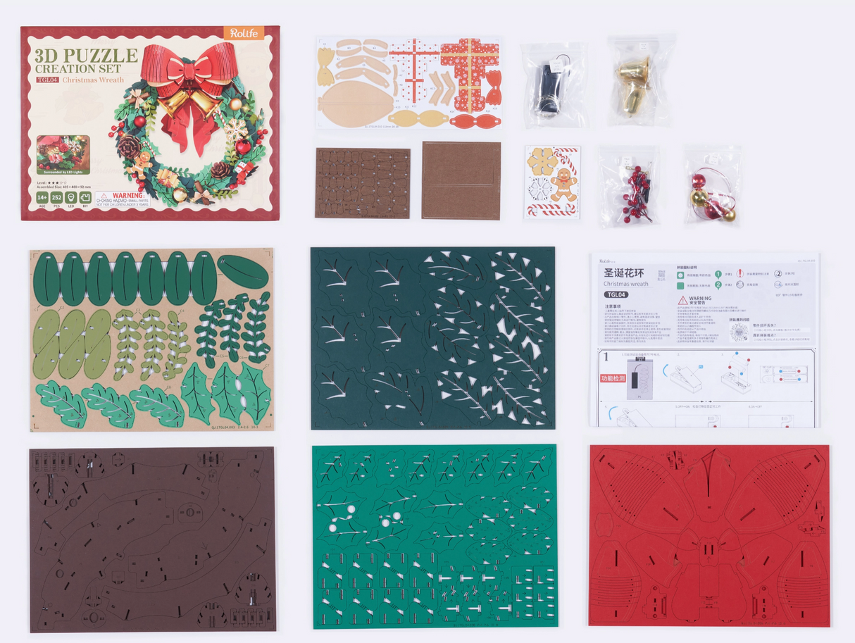 Christmas Wreath 3D Puzzle