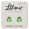 Frog Earrings Lilliput Little Things