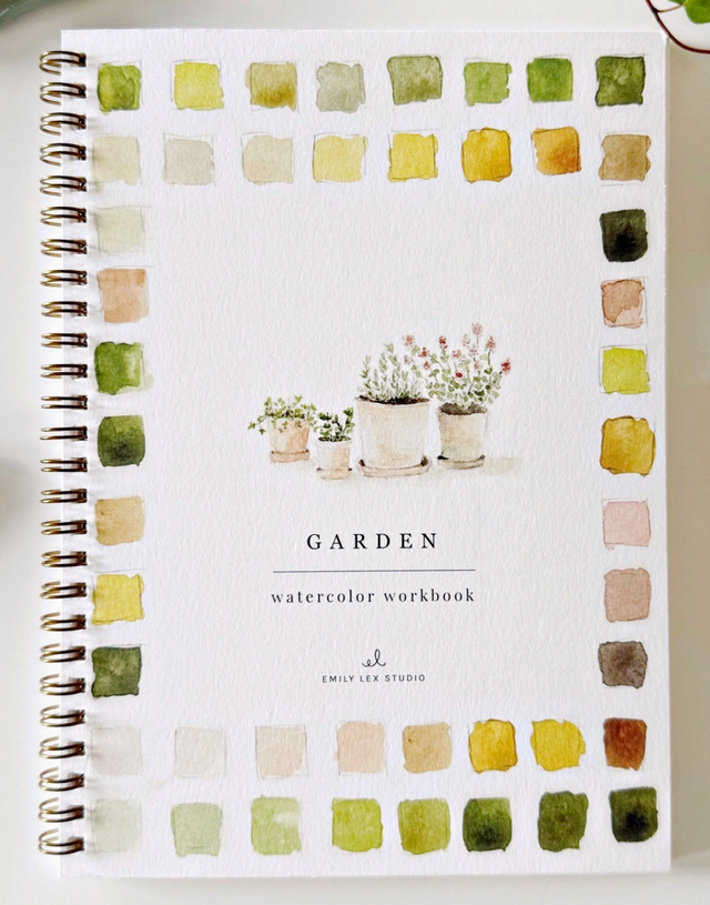 Garden Watercolor Workbook