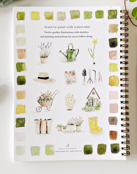 Garden Watercolor Workbook