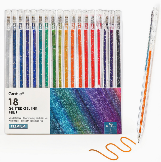 Iridescent Glitter Gel Pens