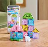 Magna-Tiles Micromags Spring Garden 24 Piece Travel Set