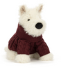 Munro Scottie Dog with Winter Jumper Outfit