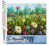 Paint by Number for Adults - Flowers in the Countryside