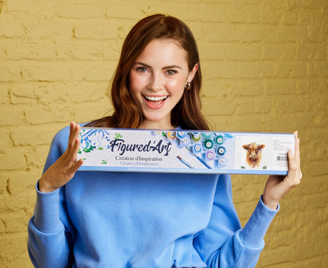 Paint by Numbers for Adults - Yellow Cow