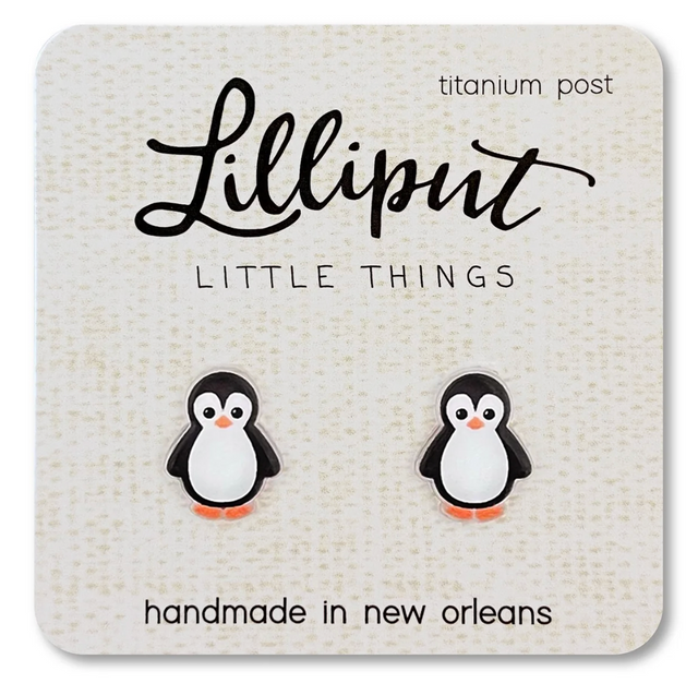 Penguin Earrings