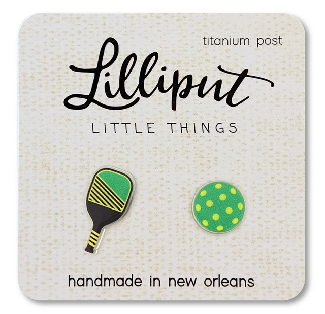 Pickleball Earrings Lilliput Little Things