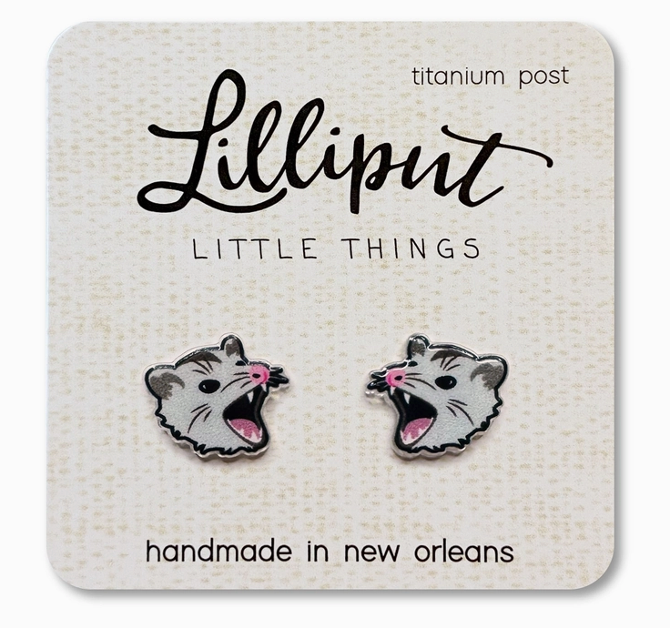 Possum Earrings