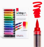 Pro Acrylic Brush Pens - Set of 12 Classic Colors
