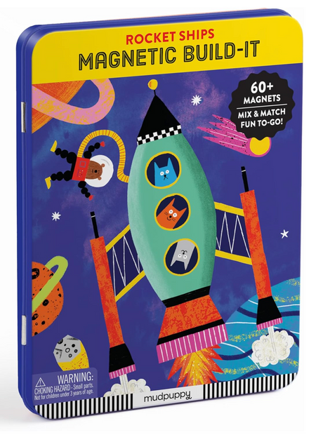 Rocket Ships Magnetic Build-it