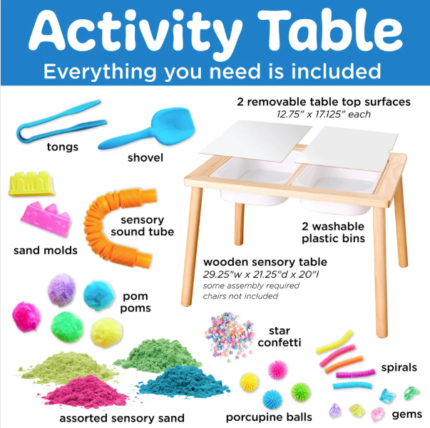 Sensory Activity Table - Color Party - Local Pickup Only