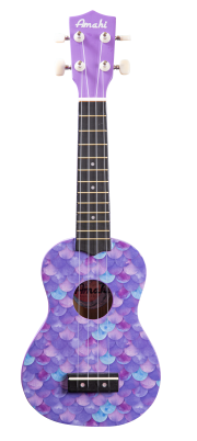 Amahi Ukulele - Purple Mermaid - Pickup Only