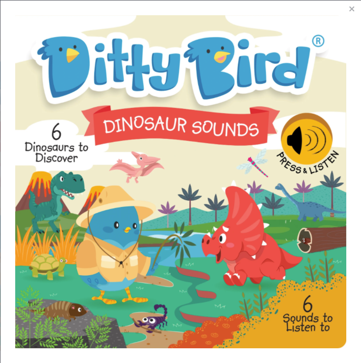 Ditty Bird Dinosaur Sound Book