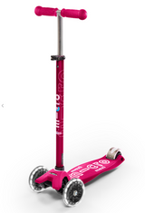 LED Wheels Micro Maxi Deluxe Scooter, Pink