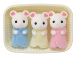 Calico Critters Marshmallow Mouse Triplets