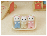 Calico Critters Marshmallow Mouse Triplets