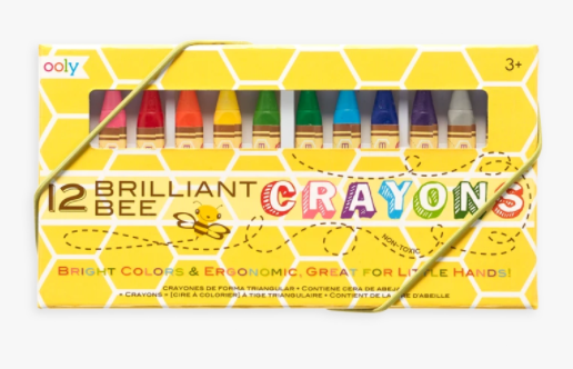 Brilliant Bee Crayons, Set of 12