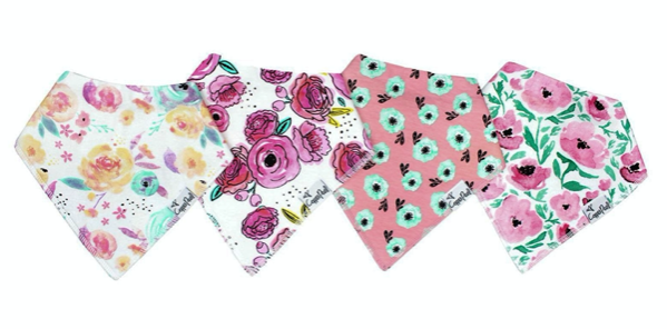 Copper Pearl Bandana Bib Set, Bloom