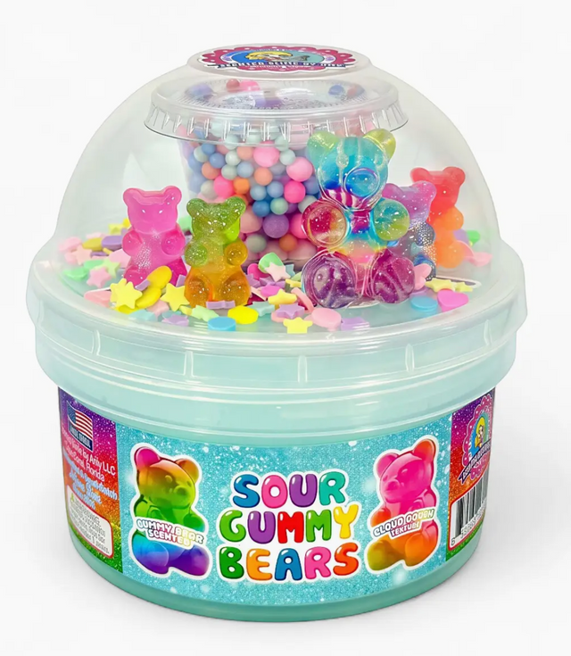 Sour Gummy Bear Slime