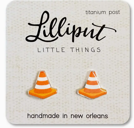 Traffic Cone Earrings
