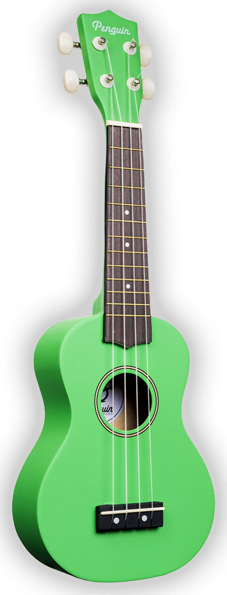 Penguin Tropical Ukulele, Soprano (Green)