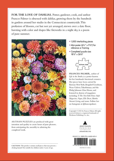 Hello, Dahlias! 1,000-Piece Puzzle