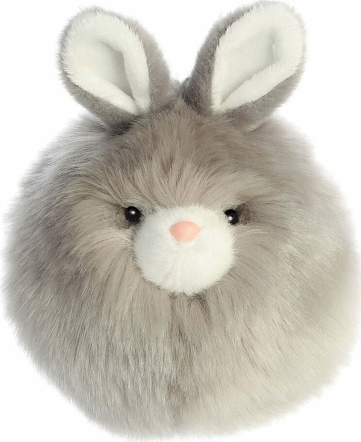 Bunny Puff - 5" Grey