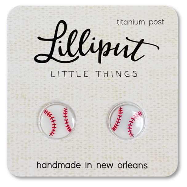 Baseball Earrings