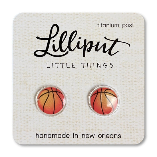 Basketball Earrings