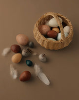 A Dozen Bird Eggs in a Basket