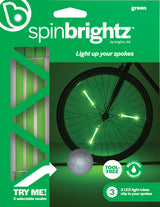 Spinbrightz Green LED Bicycle Spoke Lights