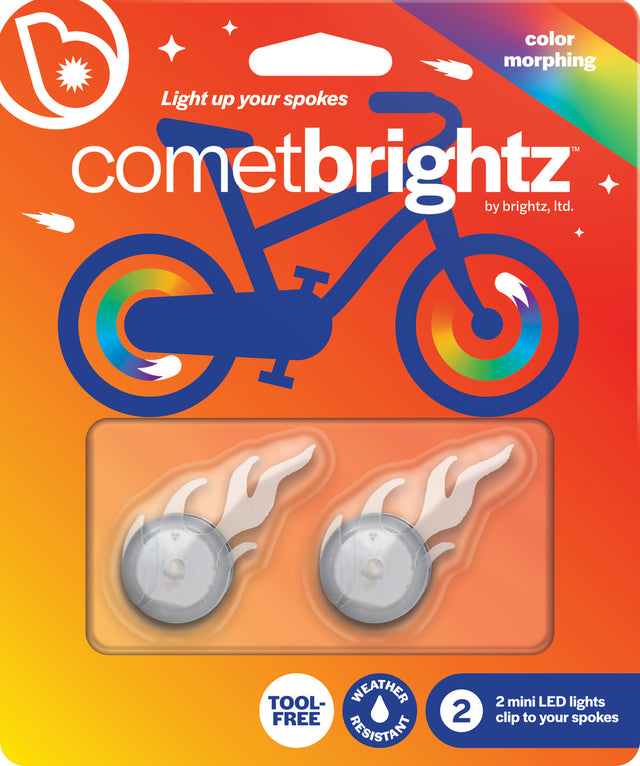 Cometbrightz LED Bicycle Spoke Charms, 2pk