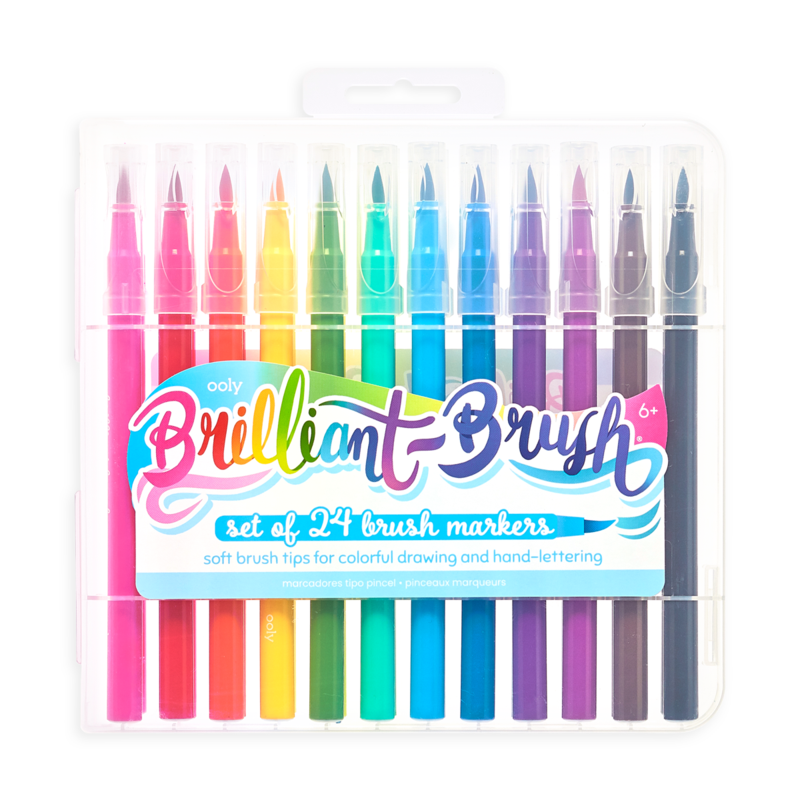 Brilliant Brush Markers Set of 24