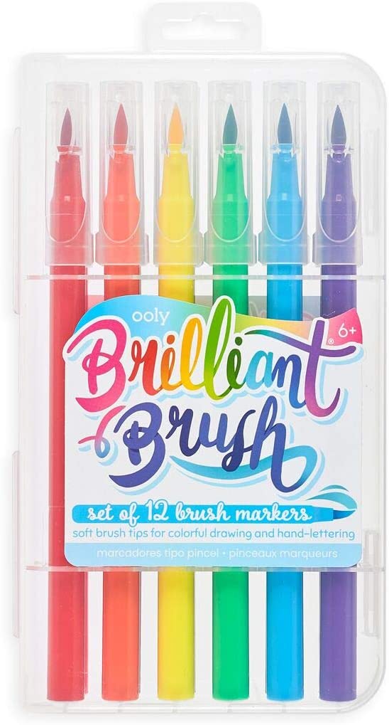 Brilliant Brush Markers (Set of 12)