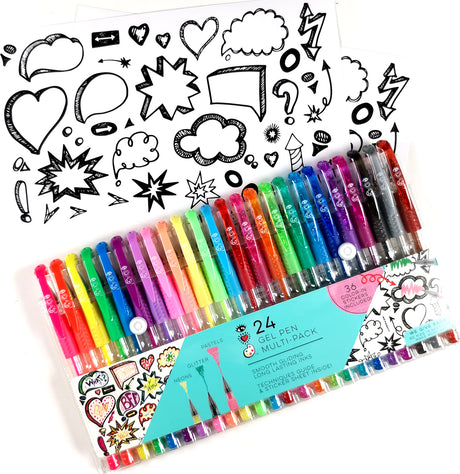 24 Gel Pen Multi-Pack
