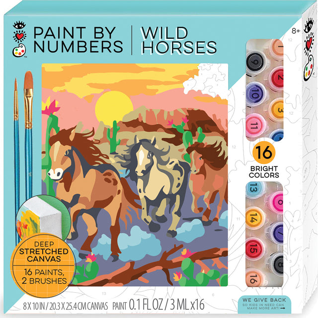 Paint By Numbers- Wild Horses