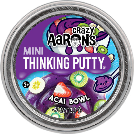 Mini Acai Bowl - 2" Thinking Putty Tin