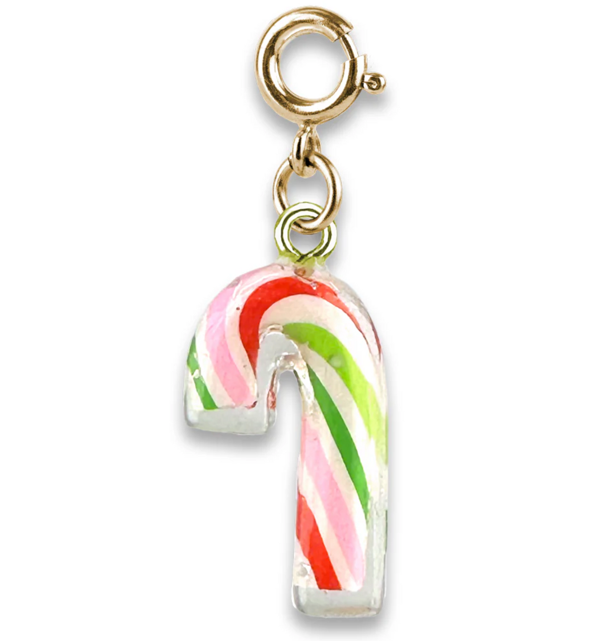 Gold Candy Cane Charm